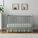 3-in-1 Convertible Crib - Light Gray