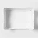 2-Pack Large Plastic Open Face Pantry Bin
