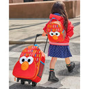 Sesame Street Toddler Kids Carry-On Rolling Luggage - Elmo