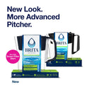 6cup Denali Water Pitcher Dispenser with Standard Water Filter- Black