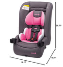 Jive 2-in-1 Convertible Car Seat - Carbon Rose
