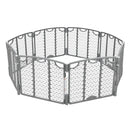 Evenflo Versatile Play Space Adjustable Play Area, Plastic, 8-Panel (Cool Gray) 8 Panel Cool Gray Play Space