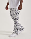 Kloud 9 Nylon Flare Cargo Pants