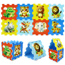 8-Piece Educational Animal Interlocking Baby Play Mat