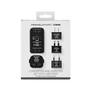 2-Outlet Travel Converter Set With USB Port