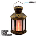 Blazing LEDz 8.5 in. Plastic Colonial Flicker Flame Assorted Flameless Lantern, Pack of 6