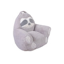 Cuddo Buddies Gray Sloth Plush Chair for Toddlers