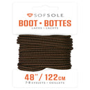 Sof Sole 48 in. Black-Brown Boot Laces