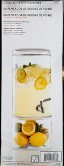 8L Beverage Glass Dispenser