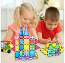 Magnetic Tile Building Set - 101 Pieces