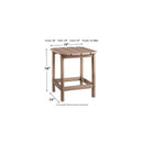 Signature Design by Ashley Sundown Treasure Brown Rectangular Plastic Contemporary End Table