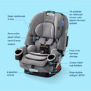 4Ever DLX 4-in-1 Convertible Car Seat - Charlie