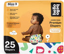 Premium Baby Diapers - Alphabet Soup
