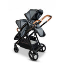 Child Ventura Single to Double Sit-And-Stand Tandem Stroller with 2nd Toddler Seat - Shadow