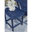 Signature Design by Ashley Sundown Treasure Blue Rectangular Plastic Casual End Table