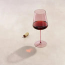 Sidney Red Wine Glasses, Set of 6 - Pink