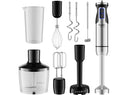 Immersion Blender Handheld - 8 Speed Stainless Steel Electric Hand Blender, 3 in 1 Emulsion Blender Handheld with Turbo Mode