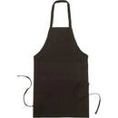 Nouvelle Legende Commercial Grade Kitchen Bib Apron - Black - 2 Pack