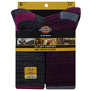 Dickies Dri-Tech Women's 6-9 Crew Socks Assorted, Pack of 2