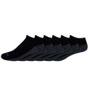 Dickies Dri-Tech Men's 6-12 No-Show Socks Black, Pack of 2
