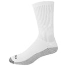 Dickies Dri-Tech Men's 6-12 Crew Socks White, Pack of 2