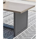 Signature Design by Ashley Contemporary 38 in. W X 16 in. L Rectangular End/Side Table