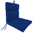 Jordan Manufacturing Blue Polyester Chair Cushion 4 in. H X 22 in. W X 44 in. L