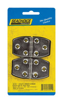 Seachoice Polished Stainless Steel 2-7/8 in. L X 1-1/2 in. W Utility Hinges 2 pk