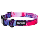 Wolfgang Pink DayDream Polyester Dog Adjustable Collar Medium