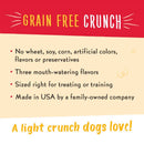 Charlee Bear Grain Free Crunch Bacon Blueberry Grain Free Biscuit For Dogs 8 oz 1 pk