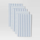 5-Pack Cotton Kitchen Towels - Blue