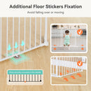 80" Extra Wide Baby Gate - White