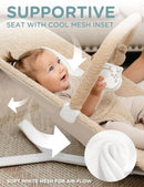 Alpine Deluxe Portable Bouncer  - Tan Sherpa