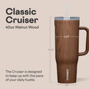 Insulated Tumbler - 40 oz - Walnut Wood