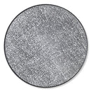 Stamping Stoneware Dinner Plate Set of 4 - White/Black