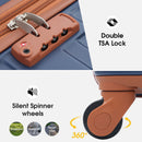 Luggage With Tsa Lock Spinner Wheels Hardside Expandable Luggage Travel Suitcase Check in Luggage ABS 24"