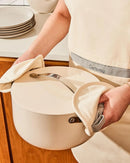 Pot Holders - Beige Cotton
