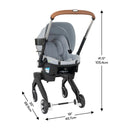Shyft DualRide Infant Car Seat Stroller Combo - Quartz