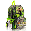 Kids' 5-Piece Lunch Set with Backpack - Black