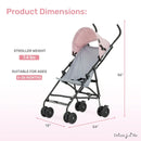 Aero Travel Lightweight Umbrella Stroller - Pink