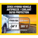 Valvoline Zerex 50/50 Antifreeze/Coolant 1 gal, Pack of 6