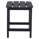 Signature Design by Ashley Sundown Treasure Black Square HDPE Contemporary End Table