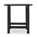 Signature Design by Ashley Sundown Treasure Black Square HDPE Contemporary End Table