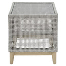 Signature Design by Ashley Seton Creek Gray Square Glass Casual End Table
