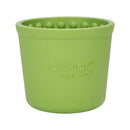 LickiMat Yoggie Pot Green Rubber Slow Feeder For Dogs
