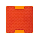 LickiMat Mini Tuff Soother Orange Plastic Slow Feeder For Dogs