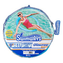 Spring Float Papasan Pool Lounger with Hyper-Flate Valve - Blue