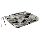 Jordan Manufacturing Black/White Floral Polyester Seat Pad 17 in. H X 2 in. W X 15.5 in. L, Pack of 16