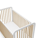 Pasadena 3-in-1 Convertible Crib - White with Driftwood