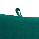 Jordan Manufacturing Teal Polyester Chair Cushion 24 in. H X 21 in. W X 44 in. L, Pack of 4